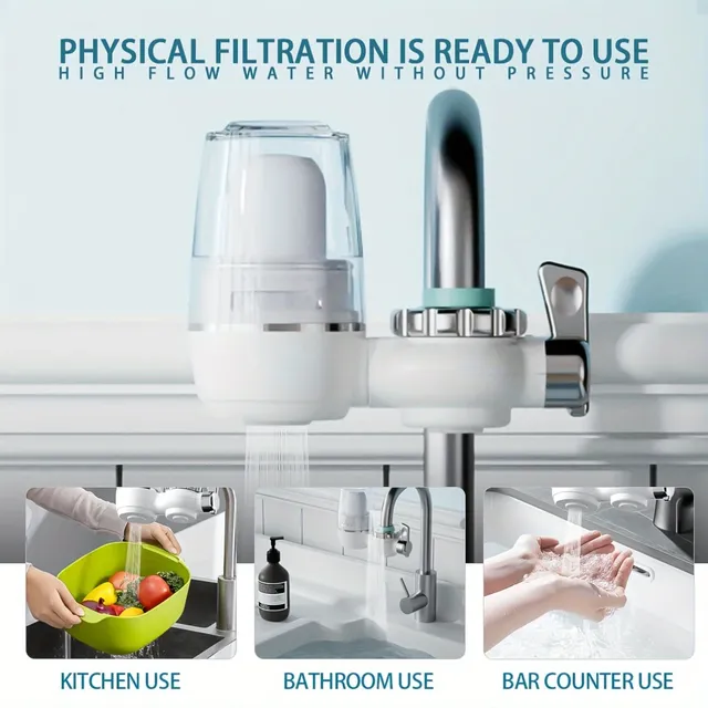Purificateur d'eau de robinet à interrupteur manuel avec…