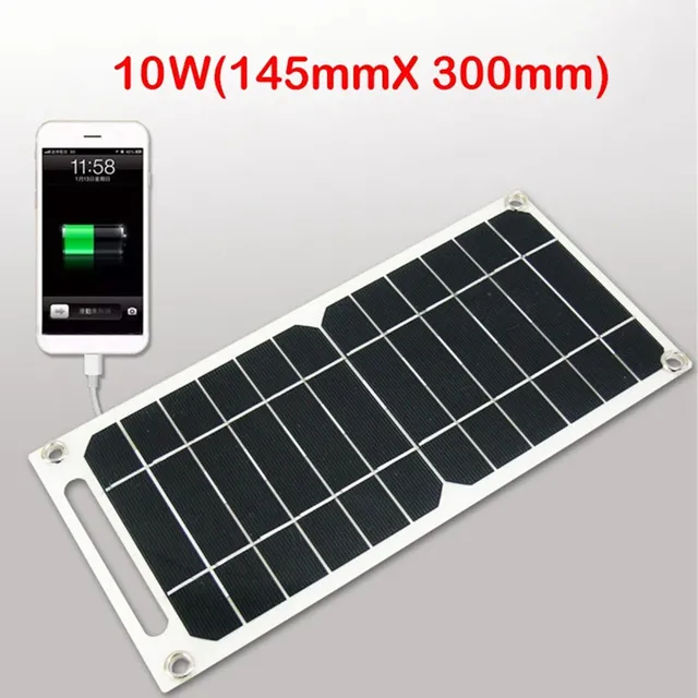 Panneau solaire USB extérieur 10W 5V chargeur solaire… – vue 4