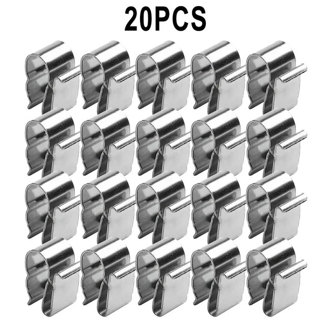 Lot 20 pièces pinces clips photovoltaïques acier… – vue 2
