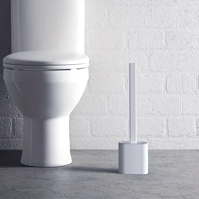 Brosse toilette manche long support socle étanche mural… – vue 2