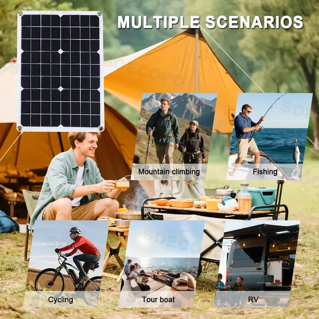 Kit de panneaux solaires portables SOECOPO 1000W… – vue 5