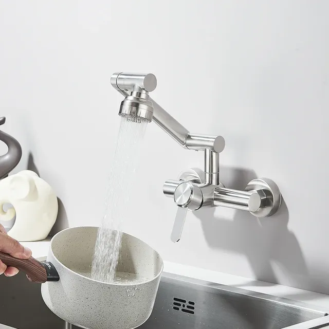 Robinet de cuisine en Nickel brossé – vue 5