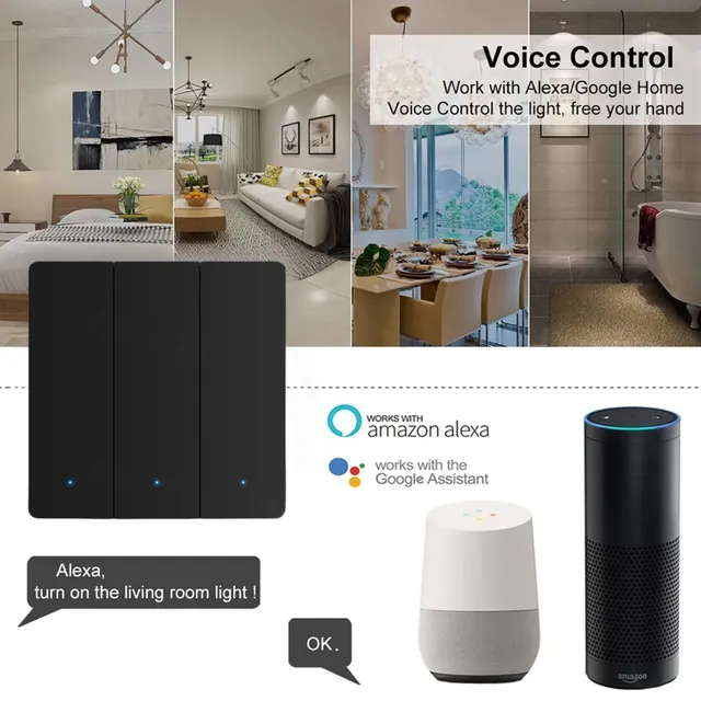 Interrupteur d'éclairage Intelligent WiFi – vue 4
