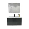 Armoire murale moderne lavabo céramique vasque intégrée… – vue 4