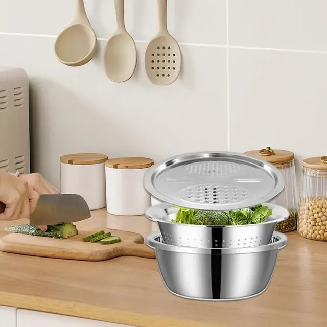 Bassin multifonctionnel en acier inoxydable – vue 2