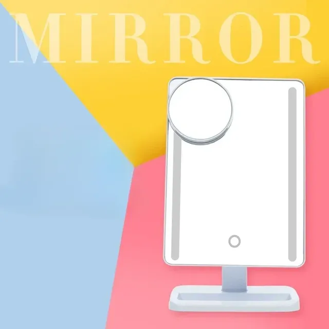 Miroir maquillage led réglable tactile 24leds… – vue 4