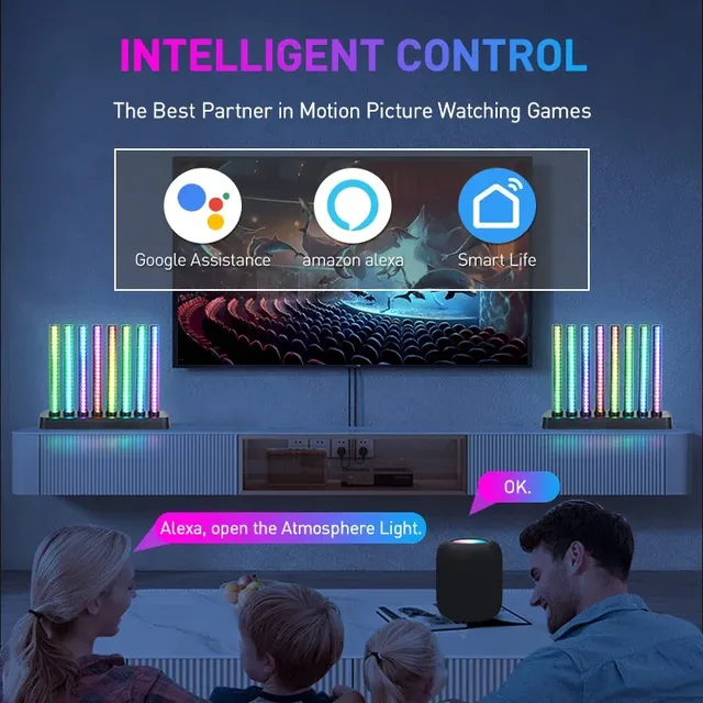Lampe de bureau LED intelligente RVB – vue 6