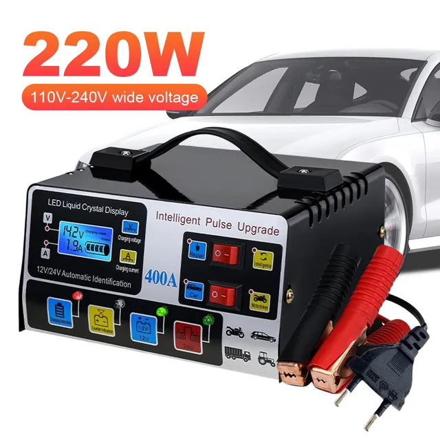 Chargeur de batterie de voiture 400A