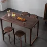 Tabouret nord-américain en noyer – vue 2