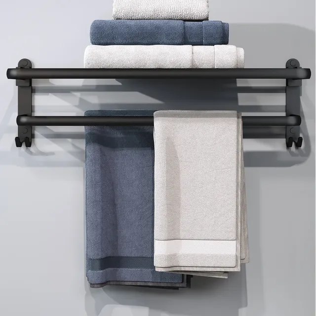 Porte-serviettes noir mat 40-60CM – vue 5