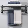 Porte-serviettes noir mat 40-60CM – vue 5