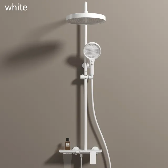 Ensemble de système de douche doré – vue 3