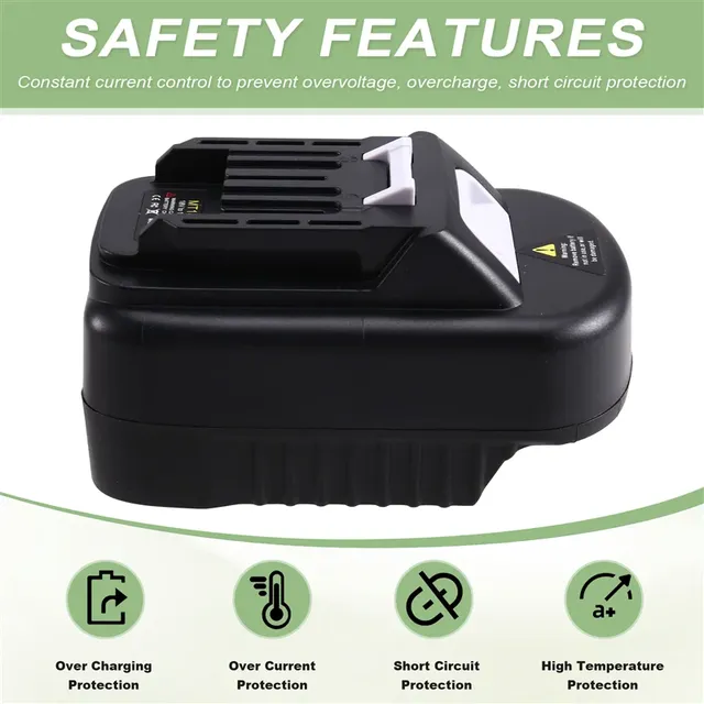 Adaptateur convertisseur batterie 18V 12V lithium… – vue 5