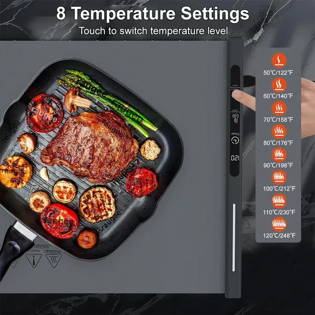 Plaque chauffante électrique pour aliments – vue 2