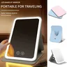 Miroir de maquillage à écran tactile LED – vue 1