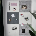 Panneau insonorisé Photo panneau de fond peinture travaux fond mur feutre broche conseil Message photos feutre panneau d&rsquo;affichage