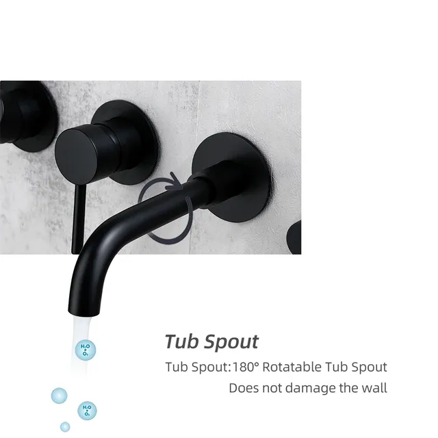 Mitigeur de douche ensemble de douche chaud et froid 2… – vue 5