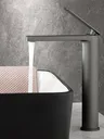 Salle de bains blanc/gris Bronze laiton massif lavabo de… – vue 5