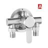 Mitigeur mural monocommande acier inoxydable brossé… – vue 3