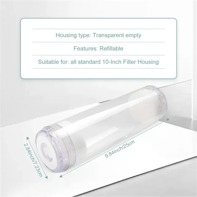 Boîtier filtre eau transparent réutilisable dix pouces… – vue 6