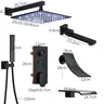 Robinet de douche dissimulé noir mat – vue 6