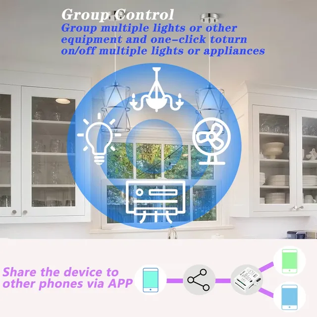Commutateur intelligent WiFi RF DC 12V 24V – vue 4
