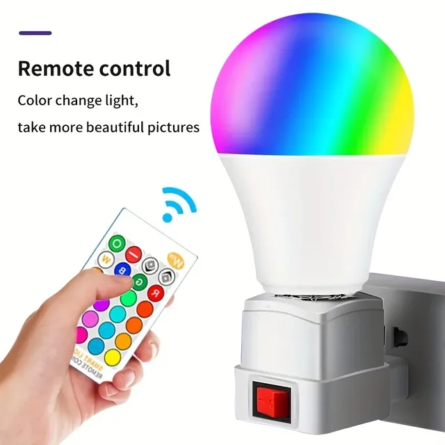 Ampoule télécommandée intelligente de couleur RGB – vue 6