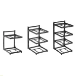 Étagère de rangement de cuisine à plusieurs niveaux, 1 pièce, organisateur sous évier, armoire de maison Simple, mises à niveau, Solution de rangement pour cuisinière