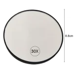 Miroir de rasage haute clarté, vue plus grande, maquillage, grossissement 30X, miroir cosmétique, miroir HOMirror, accessoires ménagers
