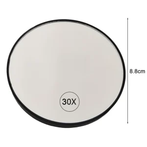 Miroir de rasage haute clarté, vue plus grande, maquillage, grossissement 30X, miroir cosmétique, miroir HOMirror, accessoires ménagers Miroir de rasage haute clarté, vue plus grande, maquillage, grossissement 30X, miroir cosmétique, miroir HOMirror, accessoires ménagers