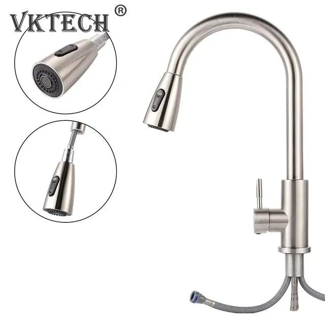 Tête de robinet de cuisine et de salle de bains rotative… – vue 4