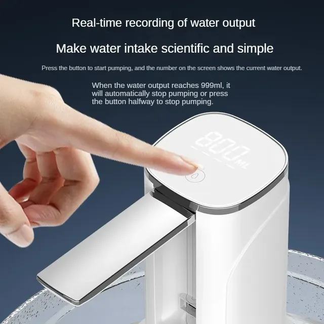 Distributeurs d'eau pompe à bouteille d'eau pliable… – vue 3