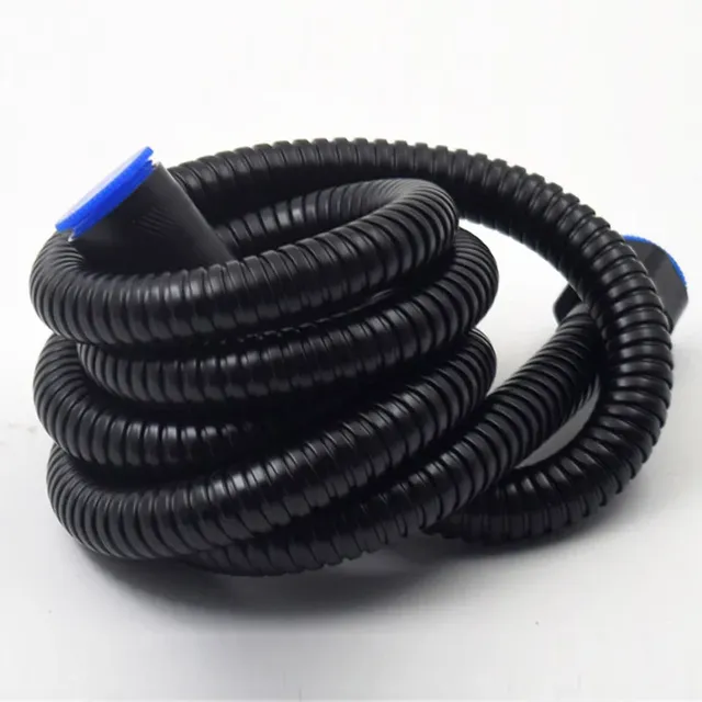 Tuyau de douche flexible en acier inoxydable noir – vue 4