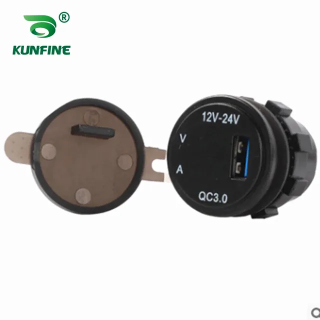 Chargeur voiture QC3 rapide voltmètre ampèremètre… – vue 5