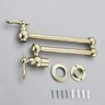 Robinet mural cuisine articulé double bras pivotant bec… – vue 6