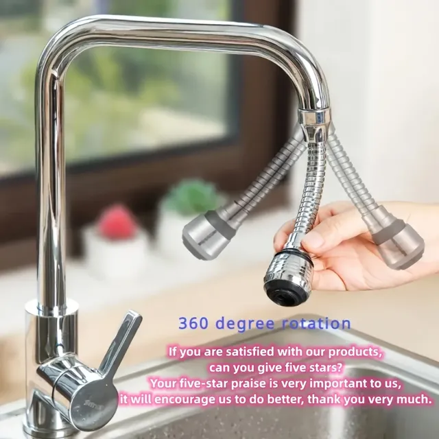 360 ° Buse de robinet de cuisine rotative – vue 2