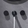 Robinet de salle de bains noir de luxe encastré – vue 3