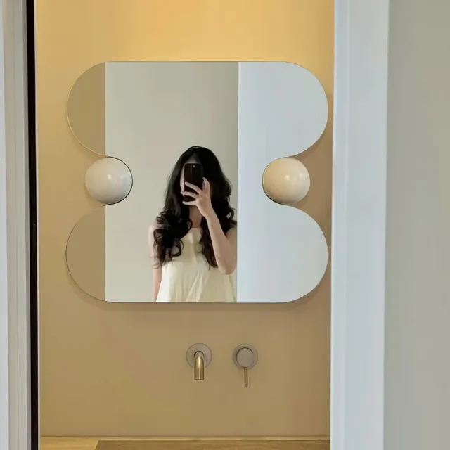 Miroir d'accent Led Design de luxe nordique salon… – vue 5