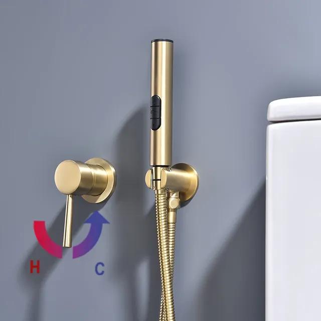 Robinets de douche de Bidet en Nickel brossé – vue 7
