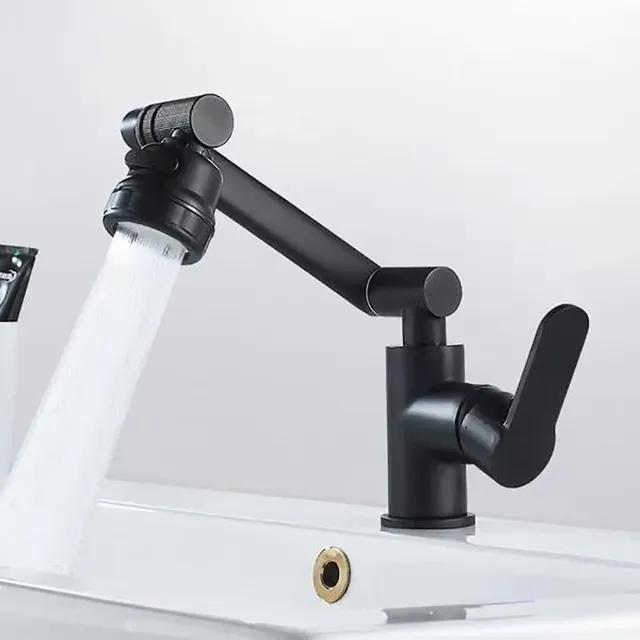 Robinet d'Évier à Bras Mécanique en Acier Inoxydable – vue 4