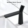 Robinets en cuivre modernes pour bassin noir – vue 2
