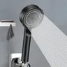Pommeau de douche noir à 5 Modes d'économie d'eau – vue 6