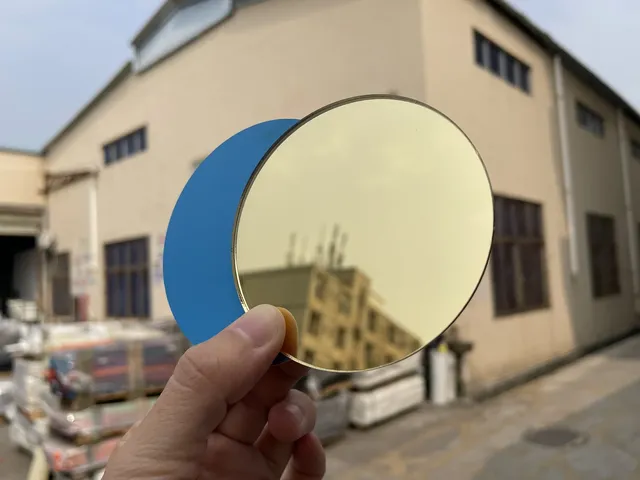 Mini miroirs ronds inachevés en argent – vue 4