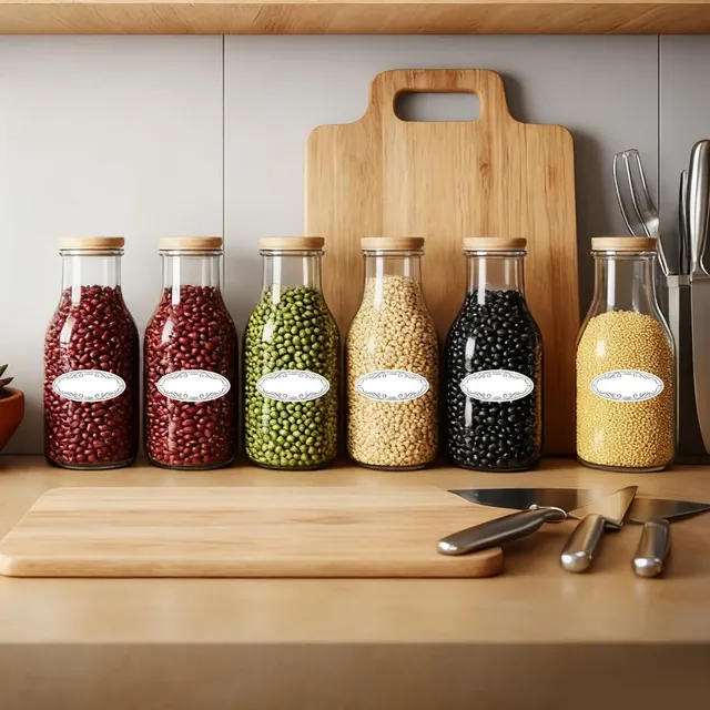 Étiquette ovale de mise en conserve – vue 2