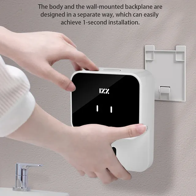 Distributeur automatique sans contact mural rechargeable… – vue 5