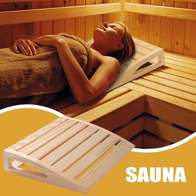 Appui-tête de Sauna en bois – vue 4