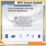 1 pièces Tuya USB commutateur intelligent minuterie de disjoncteur universelle vie intelligente pour appareils USB pour Alexa Google Home CHAUD!