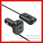 Chargeur de voiture avec charge magique super rapide, technologie principale de récupération de puissance rapide, adaptation intelligente à divers appareils