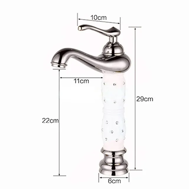 Lavabo en laiton robinets de salle de bains – vue 7