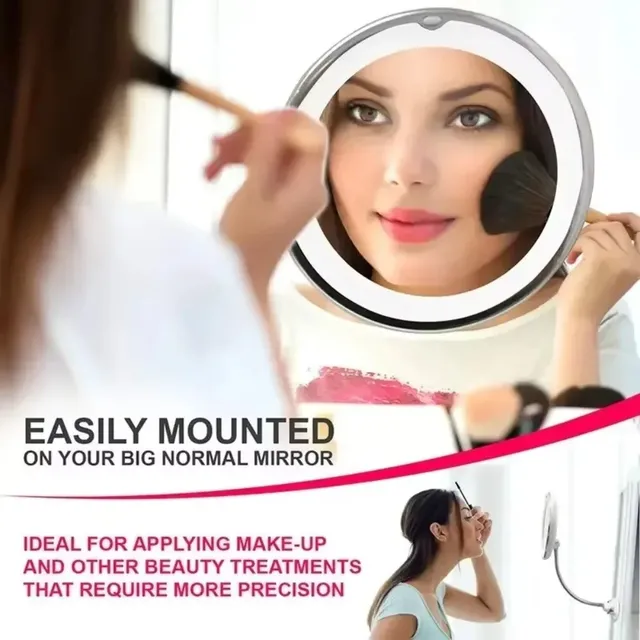 Miroir de maquillage rotatif à 360 degrés – vue 5